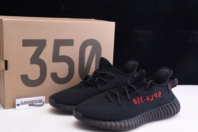 Yeezy 350 Boost Black V2 CP9652 Adidas Red 0816